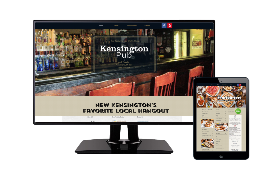 Kensington Pub website